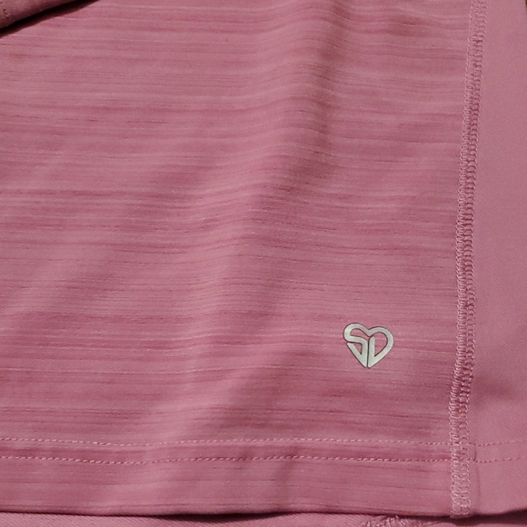 Straight Down Women's Pink Quarter-Zip Pullover - Picture 4 of 7